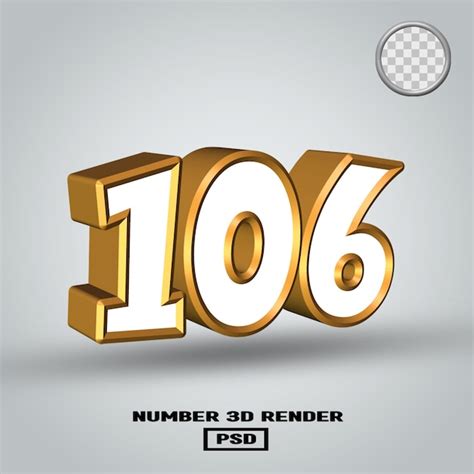 3D Lotto Number: 106 .